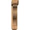 Ekena Millwork Funston Craftsman Smooth Bracket w/ Offset Brace, Western Red Cedar, 5 1/2"W x 26"D x 26"H BKT0604X26X26FST04SWR - alternate 3